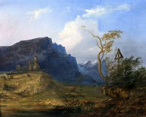 Paysage de montagne - Jan Nepomucen Gowacki